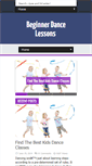 Mobile Screenshot of beginnerdancelessons.com